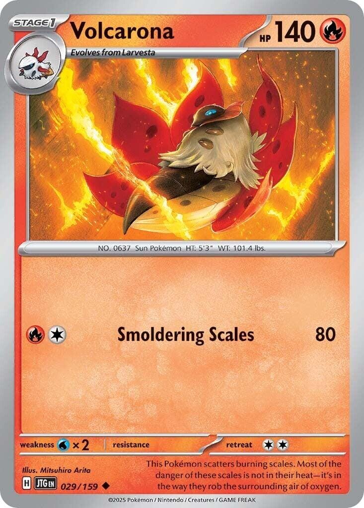 Volcarona (029/159) [Scarlet & Violet: Journey Together] Pokemon Single Pokémon  | Multizone: Comics And Games