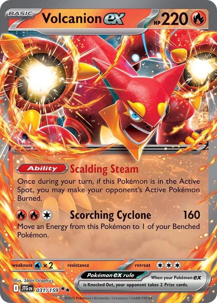 Volcanion ex (031/159) [Scarlet & Violet: Journey Together] Pokemon Single Pokémon  | Multizone: Comics And Games