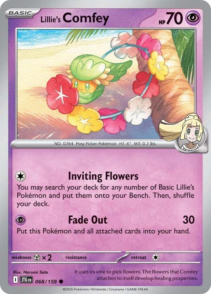 Lillie's Comfey (068/159) [Scarlet & Violet: Journey Together] Pokemon Single Pokémon  | Multizone: Comics And Games