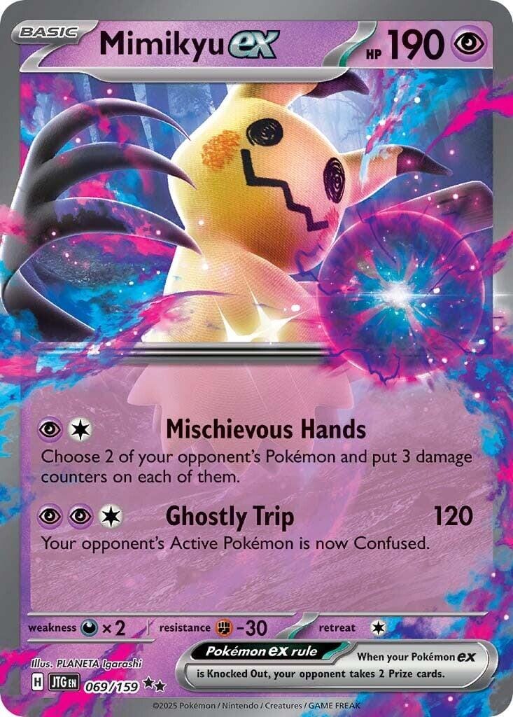 Mimikyu ex (069/159) [Scarlet & Violet: Journey Together] Pokemon Single Pokémon  | Multizone: Comics And Games