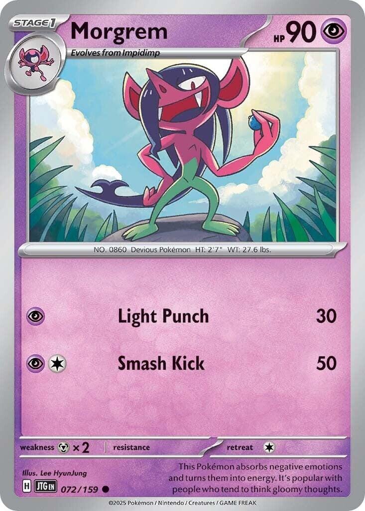 Morgrem (072/159) [Scarlet & Violet: Journey Together] Pokemon Single Pokémon  | Multizone: Comics And Games