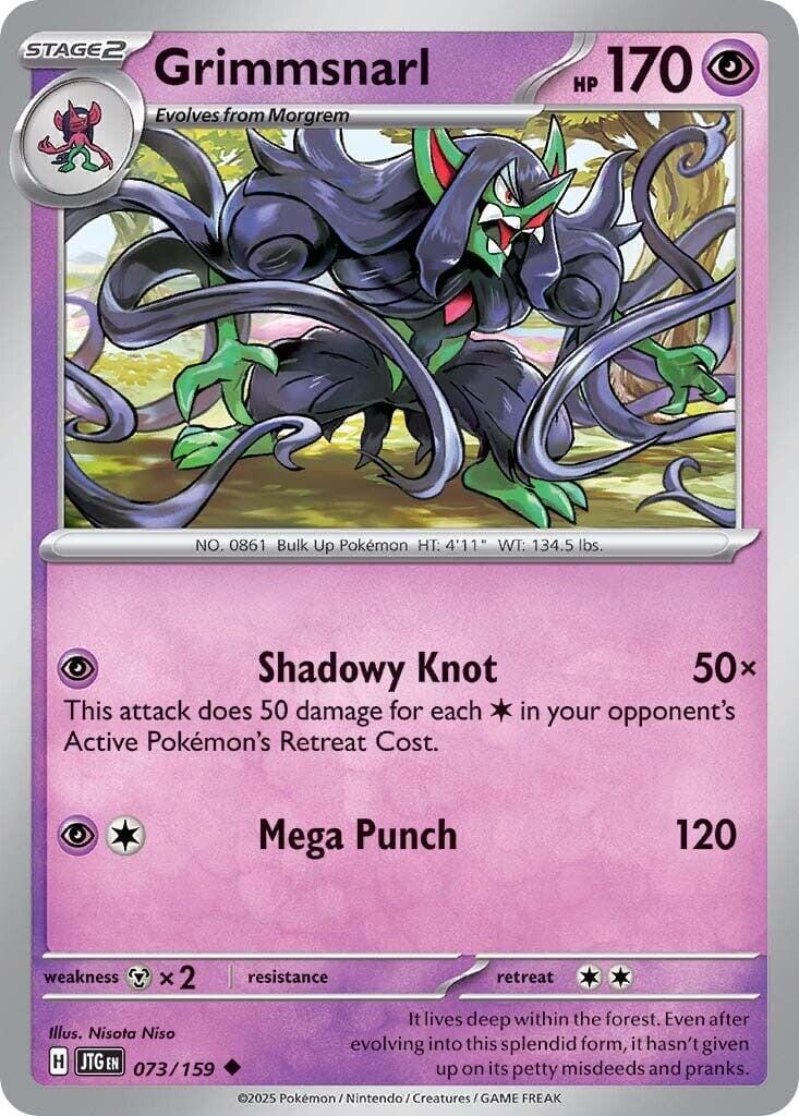 Grimmsnarl (073/159) [Scarlet & Violet: Journey Together] Pokemon Single Pokémon  | Multizone: Comics And Games