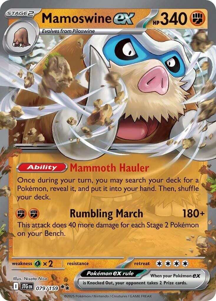 Mamoswine ex (079/159) [Scarlet & Violet: Journey Together] Pokemon Single Pokémon  | Multizone: Comics And Games