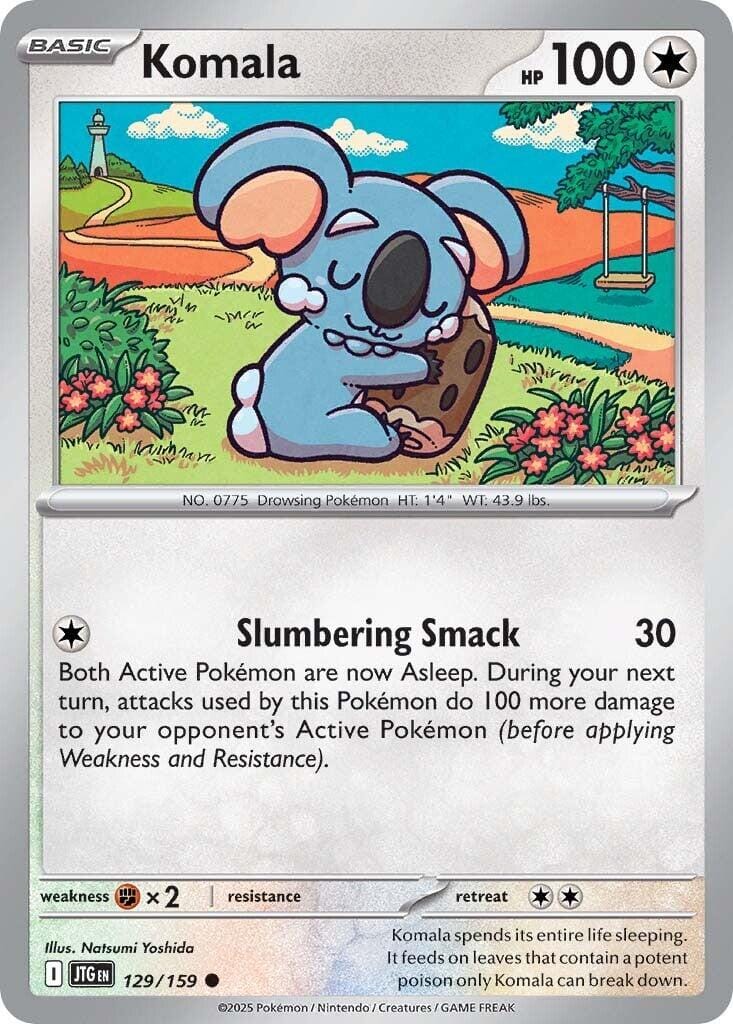 Komala (129/159) [Scarlet & Violet: Journey Together] Pokemon Single Pokémon  | Multizone: Comics And Games