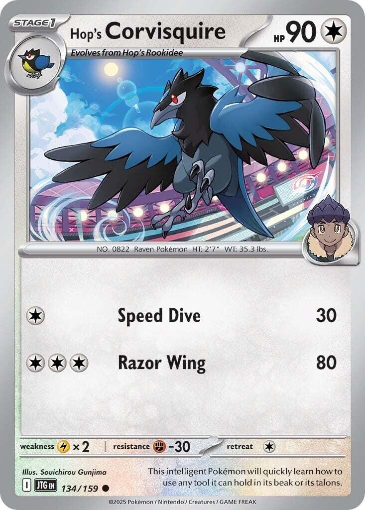 Hop's Corvisquire (134/159) [Scarlet & Violet: Journey Together] Pokemon Single Pokémon  | Multizone: Comics And Games