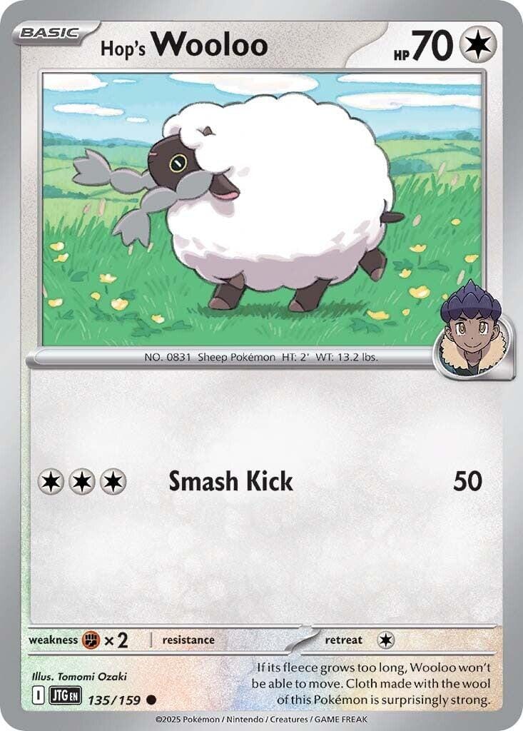Hop's Wooloo (135/159) [Scarlet & Violet: Journey Together] Pokemon Single Pokémon  | Multizone: Comics And Games