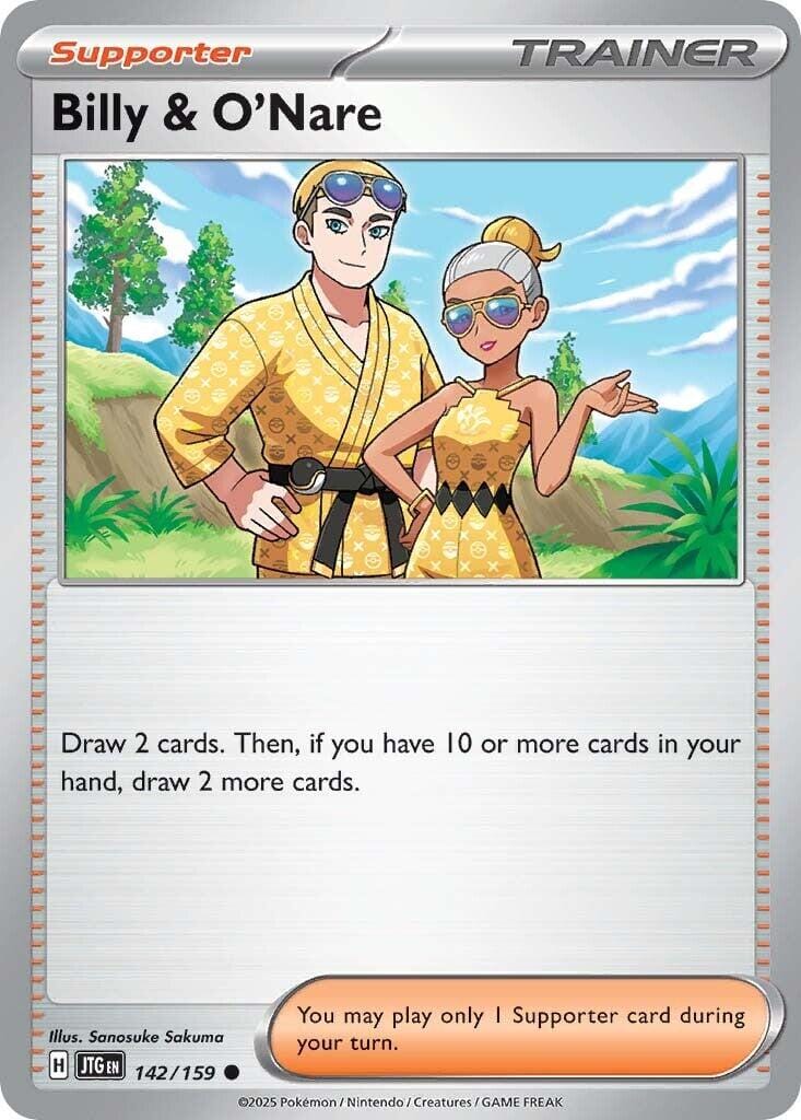 Billy & O'Nare (142/159) [Scarlet & Violet: Journey Together] Pokemon Single Pokémon  | Multizone: Comics And Games