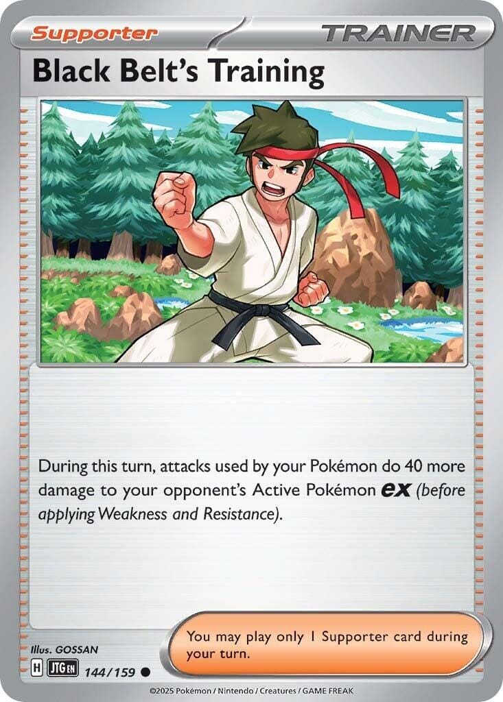 Black Belt's Training (144/159) [Scarlet & Violet: Journey Together] Pokemon Single Pokémon  | Multizone: Comics And Games
