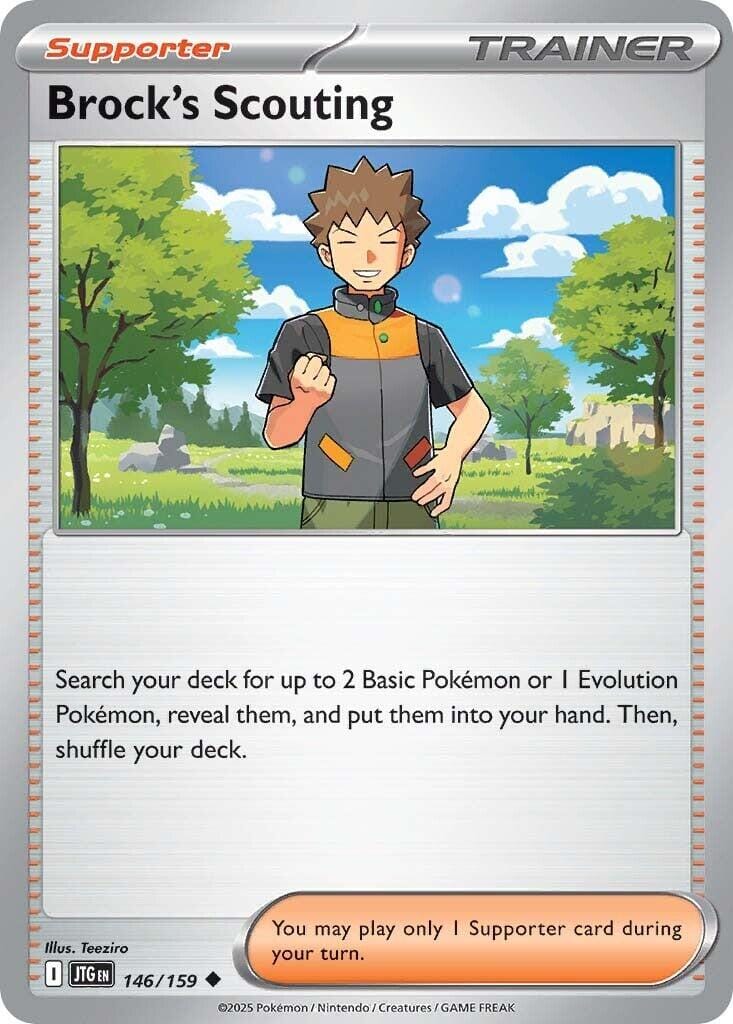 Brock's Scouting (146/159) [Scarlet & Violet: Journey Together] Pokemon Single Pokémon  | Multizone: Comics And Games