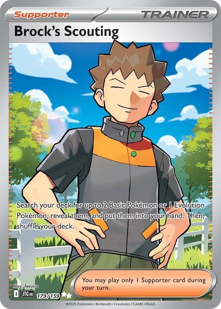 Brock's Scouting (179/159) [Scarlet & Violet: Journey Together] Pokemon Single Pokémon  | Multizone: Comics And Games