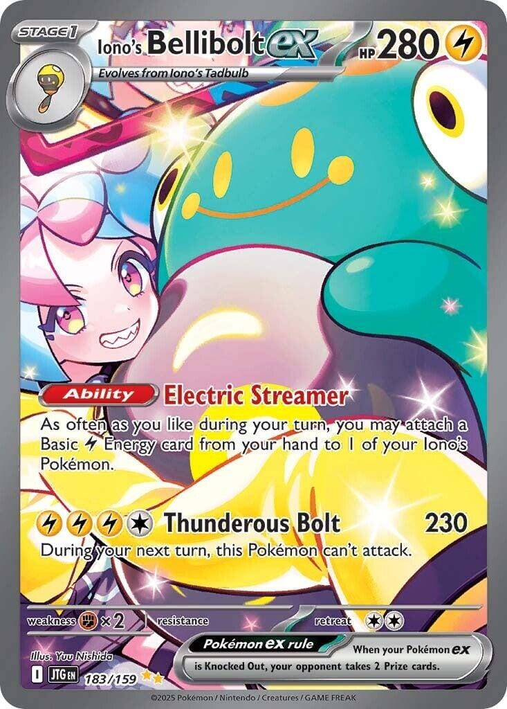 Iono's Bellibolt ex (183/159) [Scarlet & Violet: Journey Together] Pokemon Single Pokémon  | Multizone: Comics And Games