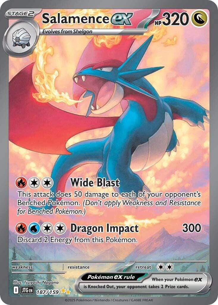Salamence ex (187/159) [Scarlet & Violet: Journey Together] Pokemon Single Pokémon  | Multizone: Comics And Games