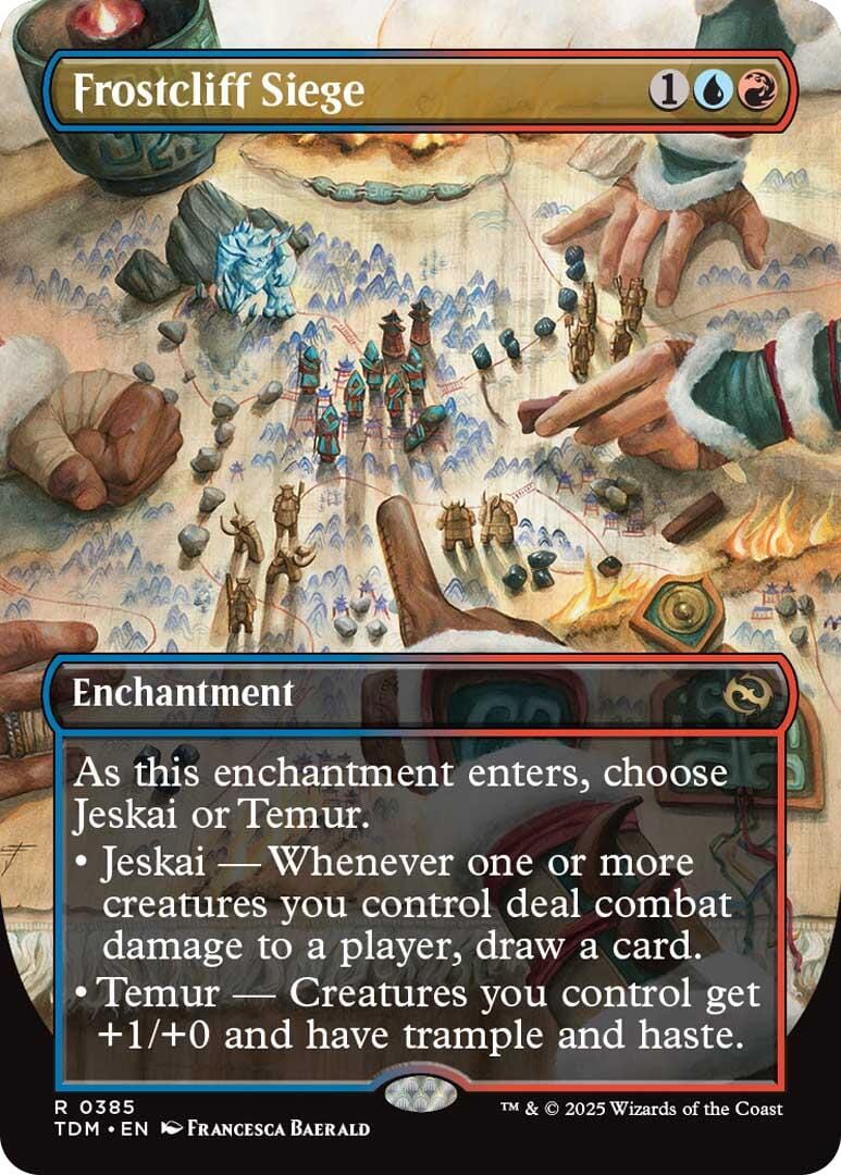 Frostcliff Siege (Borderless) [Tarkir: Dragonstorm] MTG Single Magic: The Gathering  | Multizone: Comics And Games