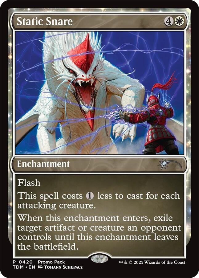 Static Snare (Promo Pack) [Tarkir: Dragonstorm Promos] MTG Single Magic: The Gathering  | Multizone: Comics And Games