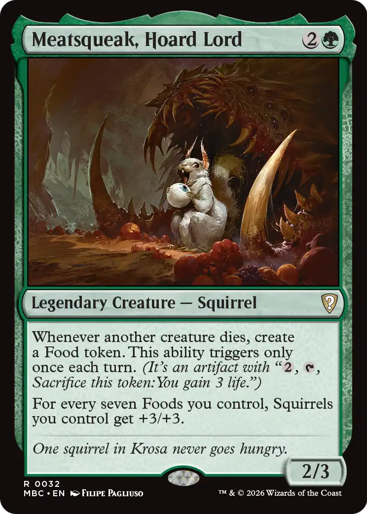 Meatsqueak, Hoard Lord [Mystery Booster: Commander Edition] | Multizone: Comics And Games