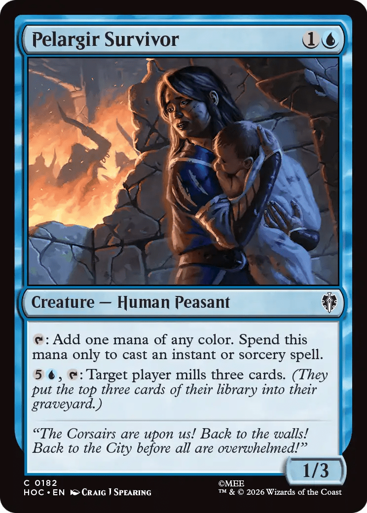 Pelargir Survivor [The Hobbit: Eternal-Legal] MTG Single Magic: The Gathering  | Multizone: Comics And Games
