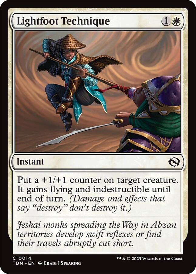 Lightfoot Technique [Tarkir: Dragonstorm] MTG Single Magic: The Gathering  | Multizone: Comics And Games
