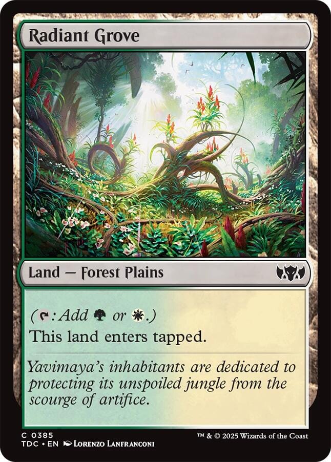 Radiant Grove [Tarkir: Dragonstorm Commander] MTG Single Magic: The Gathering  | Multizone: Comics And Games
