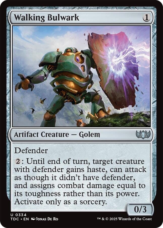 Walking Bulwark [Tarkir: Dragonstorm Commander] MTG Single Magic: The Gathering  | Multizone: Comics And Games