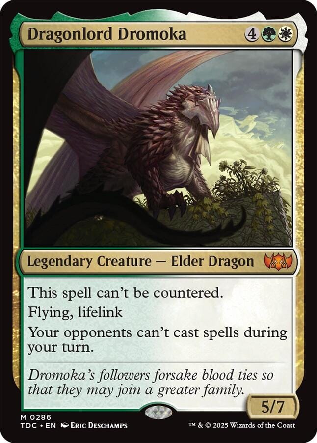 Dragonlord Dromoka [Tarkir: Dragonstorm Commander] MTG Single Magic: The Gathering  | Multizone: Comics And Games
