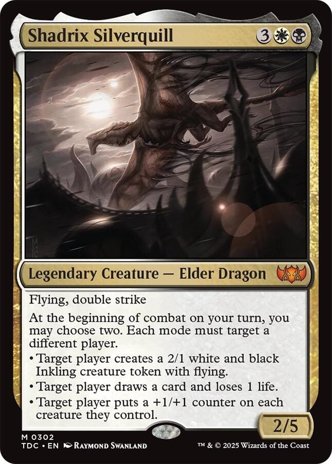 Shadrix Silverquill [Tarkir: Dragonstorm Commander] MTG Single Magic: The Gathering  | Multizone: Comics And Games