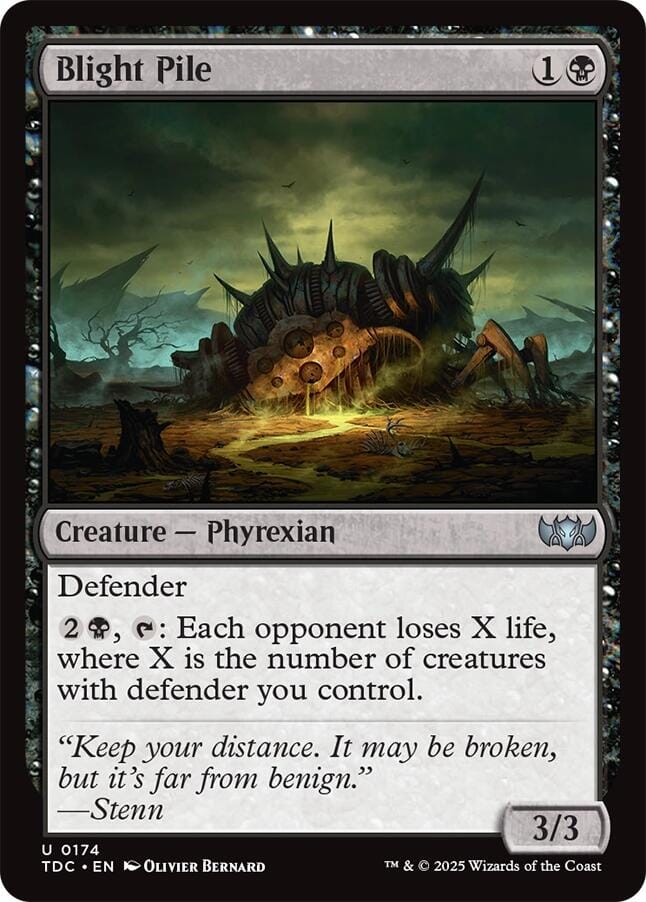 Blight Pile [Tarkir: Dragonstorm Commander] MTG Single Magic: The Gathering  | Multizone: Comics And Games
