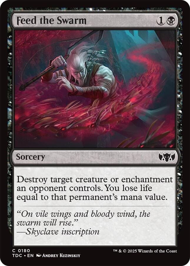 Feed the Swarm [Tarkir: Dragonstorm Commander] MTG Single Magic: The Gathering  | Multizone: Comics And Games