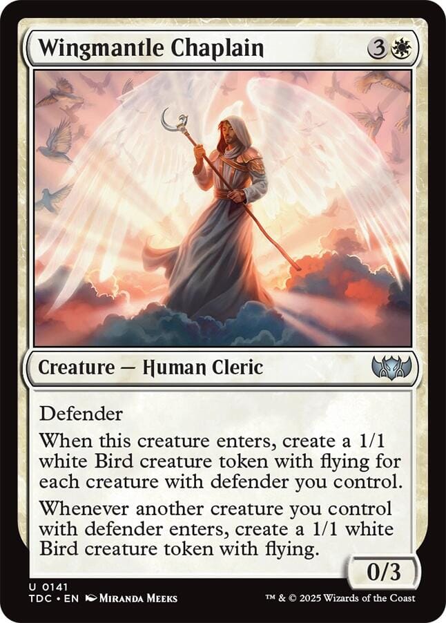 Wingmantle Chaplain [Tarkir: Dragonstorm Commander] MTG Single Magic: The Gathering  | Multizone: Comics And Games