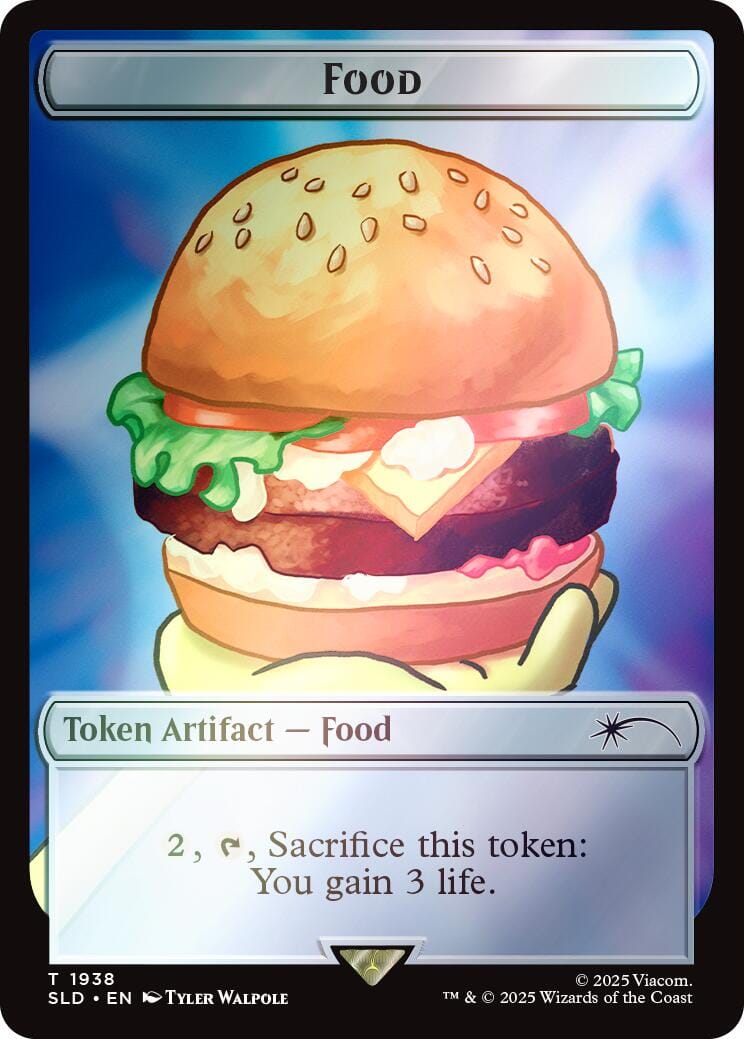 Food Token (1938) (Rainbow Foil) [Secret Lair Drop Series] MTG Single Magic: The Gathering  | Multizone: Comics And Games