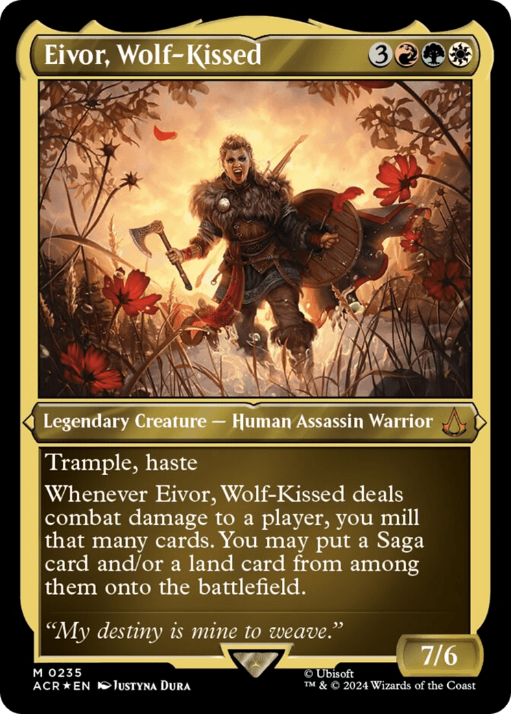 Eivor, Wolf-Kissed (Foil Etched) [Assassin's Creed] MTG Single Magic: The Gathering  | Multizone: Comics And Games