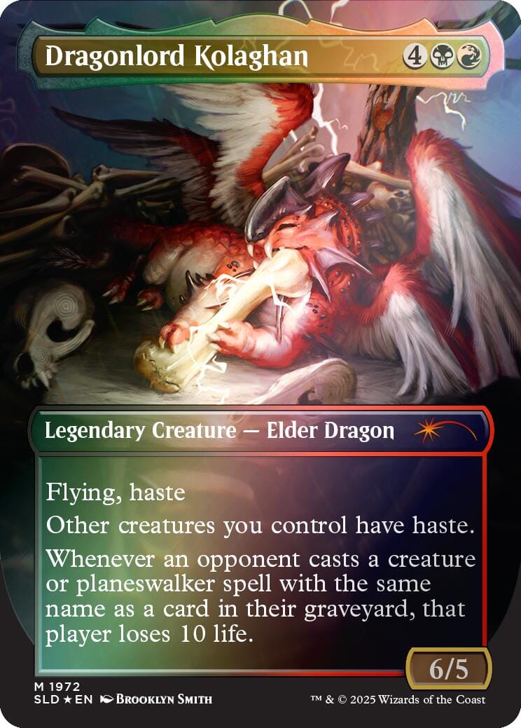 Dragonlord Kolaghan (1972) (Rainbow Foil) [Secret Lair Drop Series] MTG Single Magic: The Gathering  | Multizone: Comics And Games