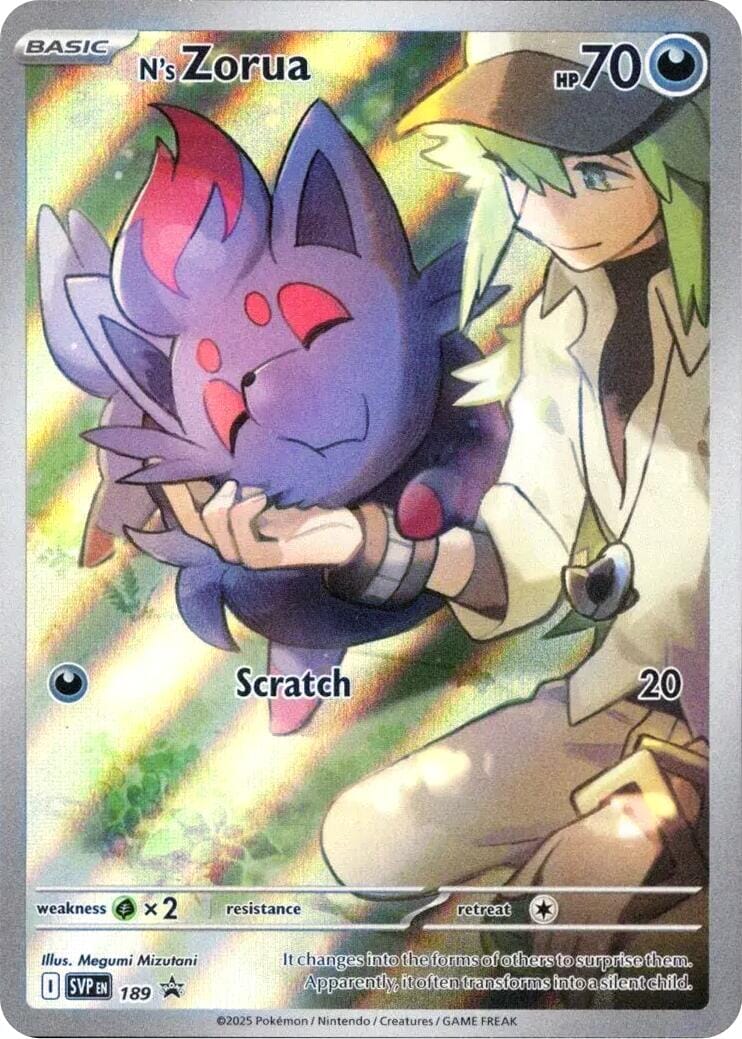 N's Zorua (SVP189) [Scarlet & Violet: Black Star Promos] Pokemon Single Pokémon  | Multizone: Comics And Games
