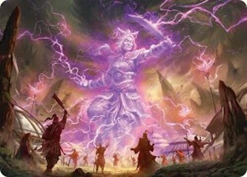 Smile at Death Art Card (4/54) [Tarkir: Dragonstorm Art Series] MTG Single Magic: The Gathering  | Multizone: Comics And Games