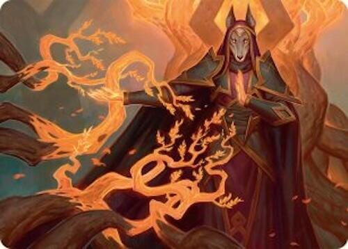 Abzan Devotee Art Card (10/54) [Tarkir: Dragonstorm Art Series] MTG Single Magic: The Gathering  | Multizone: Comics And Games