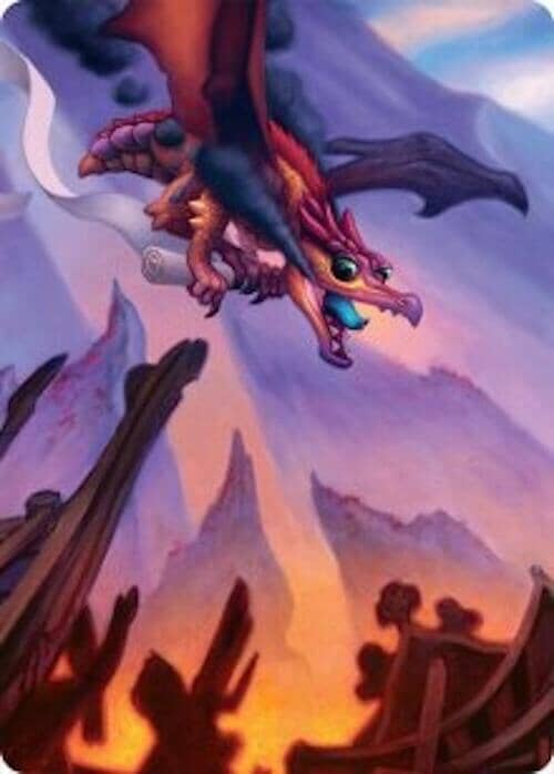 Scavenger Regent Art Card (45/54) [Tarkir: Dragonstorm Art Series] MTG Single Magic: The Gathering  | Multizone: Comics And Games