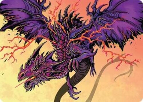 Stormshriek Feral Art Card (35/54) [Tarkir: Dragonstorm Art Series] MTG Single Magic: The Gathering  | Multizone: Comics And Games