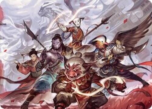 Will of the Jeskai Art Card (54/54) [Tarkir: Dragonstorm Art Series] MTG Single Magic: The Gathering  | Multizone: Comics And Games