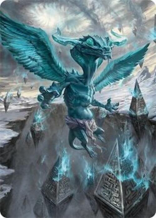 Ugin, Eye of the Storms Art Card (47/54) [Tarkir: Dragonstorm Art Series] MTG Single Magic: The Gathering  | Multizone: Comics And Games