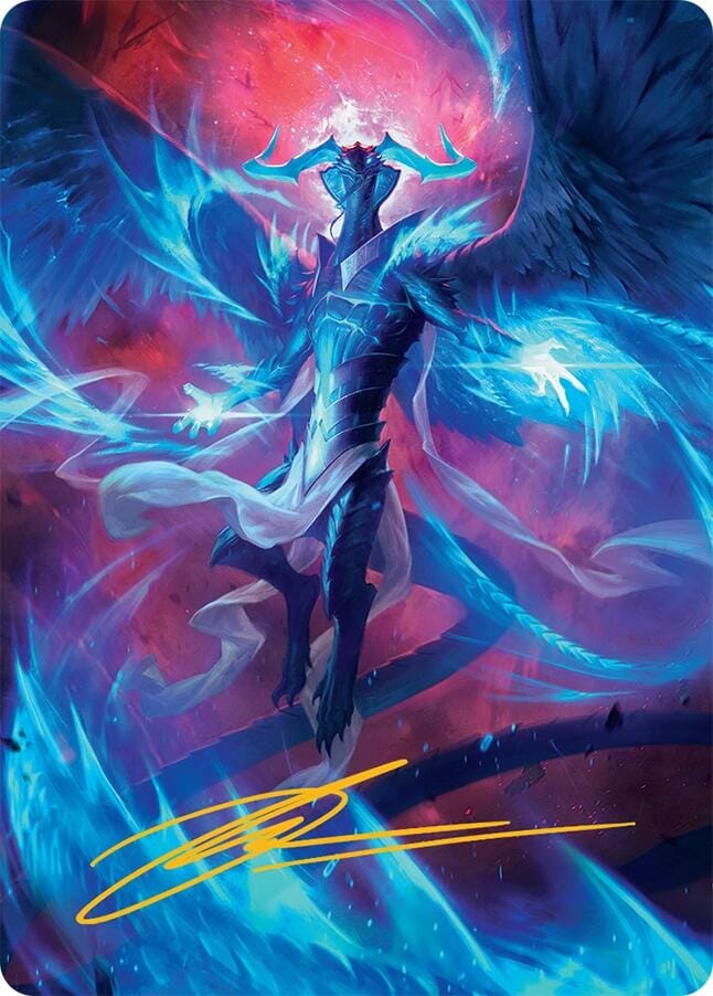 Ugin, Eye of the Storms Art Card (48/54) (Gold-Stamped Signature) [Tarkir: Dragonstorm Art Series] MTG Single Magic: The Gathering  | Multizone: Comics And Games