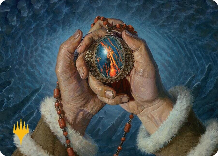 Mox Jasper Art Card (28/54) (Gold-Stamped) [Tarkir: Dragonstorm Art Series] MTG Single Magic: The Gathering  | Multizone: Comics And Games
