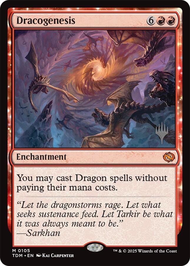Dracogenesis (Promo Pack) [Tarkir: Dragonstorm Promos] MTG Single Magic: The Gathering  | Multizone: Comics And Games