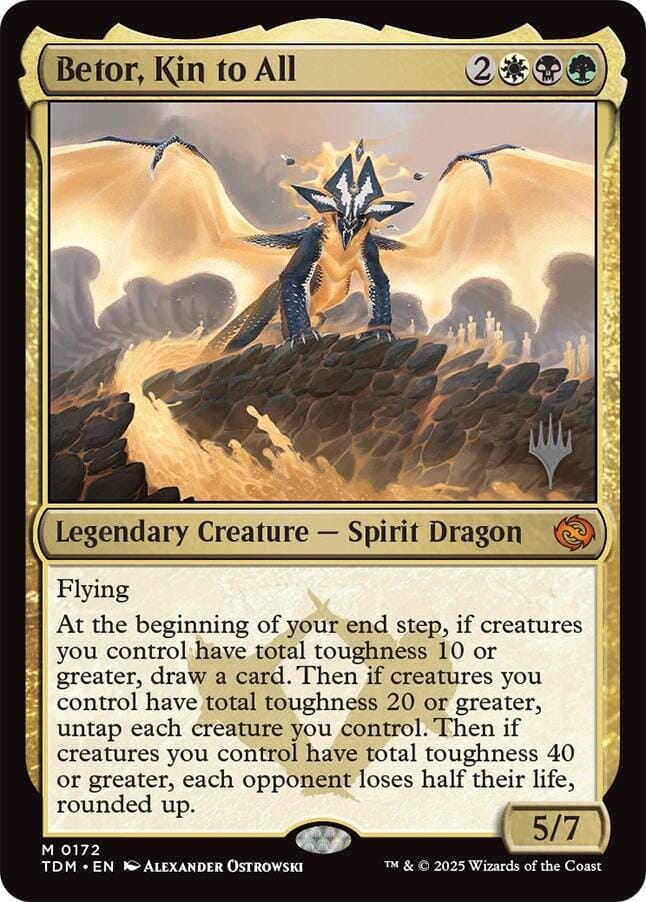 Betor, Kin to All (Promo Pack) [Tarkir: Dragonstorm Promos] MTG Single Magic: The Gathering  | Multizone: Comics And Games