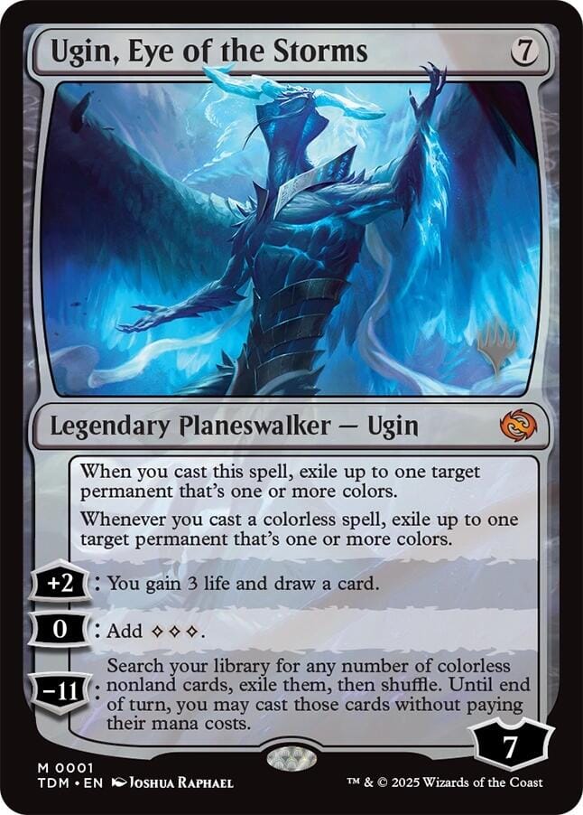 Ugin, Eye of the Storms [Tarkir: Dragonstorm Promos] MTG Single Magic: The Gathering  | Multizone: Comics And Games
