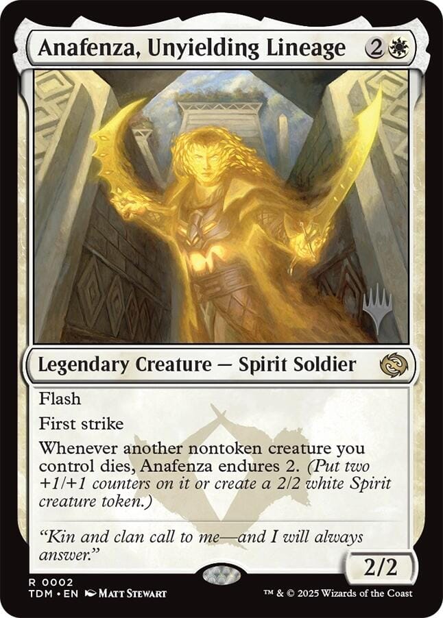 Anafenza, Unyielding Lineage (Promo Pack) [Tarkir: Dragonstorm Promos] MTG Single Magic: The Gathering  | Multizone: Comics And Games