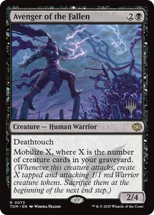 Avenger of the Fallen [Tarkir: Dragonstorm Promos] MTG Single Magic: The Gathering  | Multizone: Comics And Games