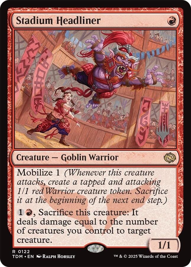 Stadium Headliner (Promo Pack) [Tarkir: Dragonstorm Promos] MTG Single Magic: The Gathering  | Multizone: Comics And Games