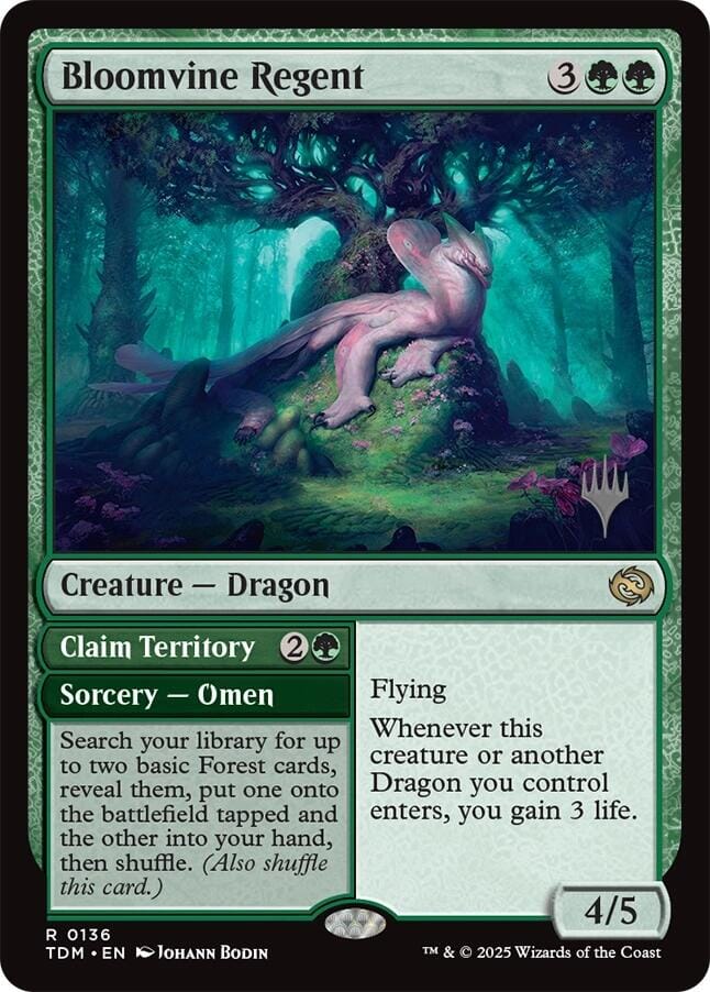 Bloomvine Regent [Tarkir: Dragonstorm Promos] MTG Single Magic: The Gathering  | Multizone: Comics And Games