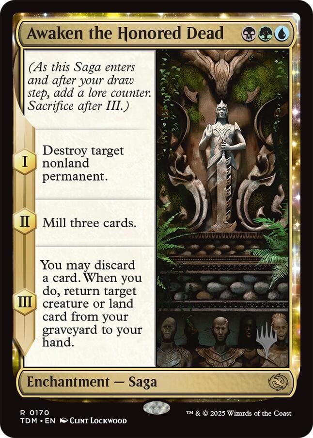 Awaken the Honored Dead [Tarkir: Dragonstorm Promos] MTG Single Magic: The Gathering  | Multizone: Comics And Games