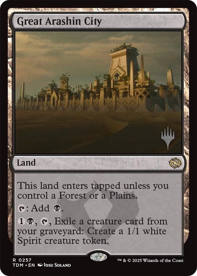 Great Arashin City (Promo Pack) [Tarkir: Dragonstorm Promos] MTG Single Magic: The Gathering  | Multizone: Comics And Games