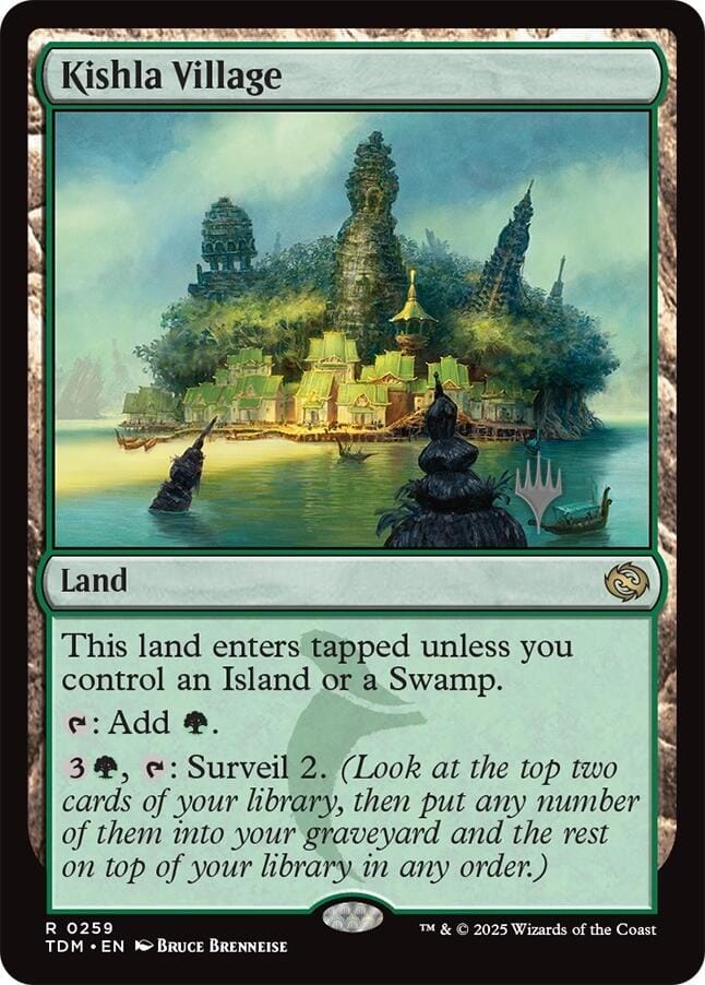 Kishla Village [Tarkir: Dragonstorm Promos] MTG Single Magic: The Gathering  | Multizone: Comics And Games